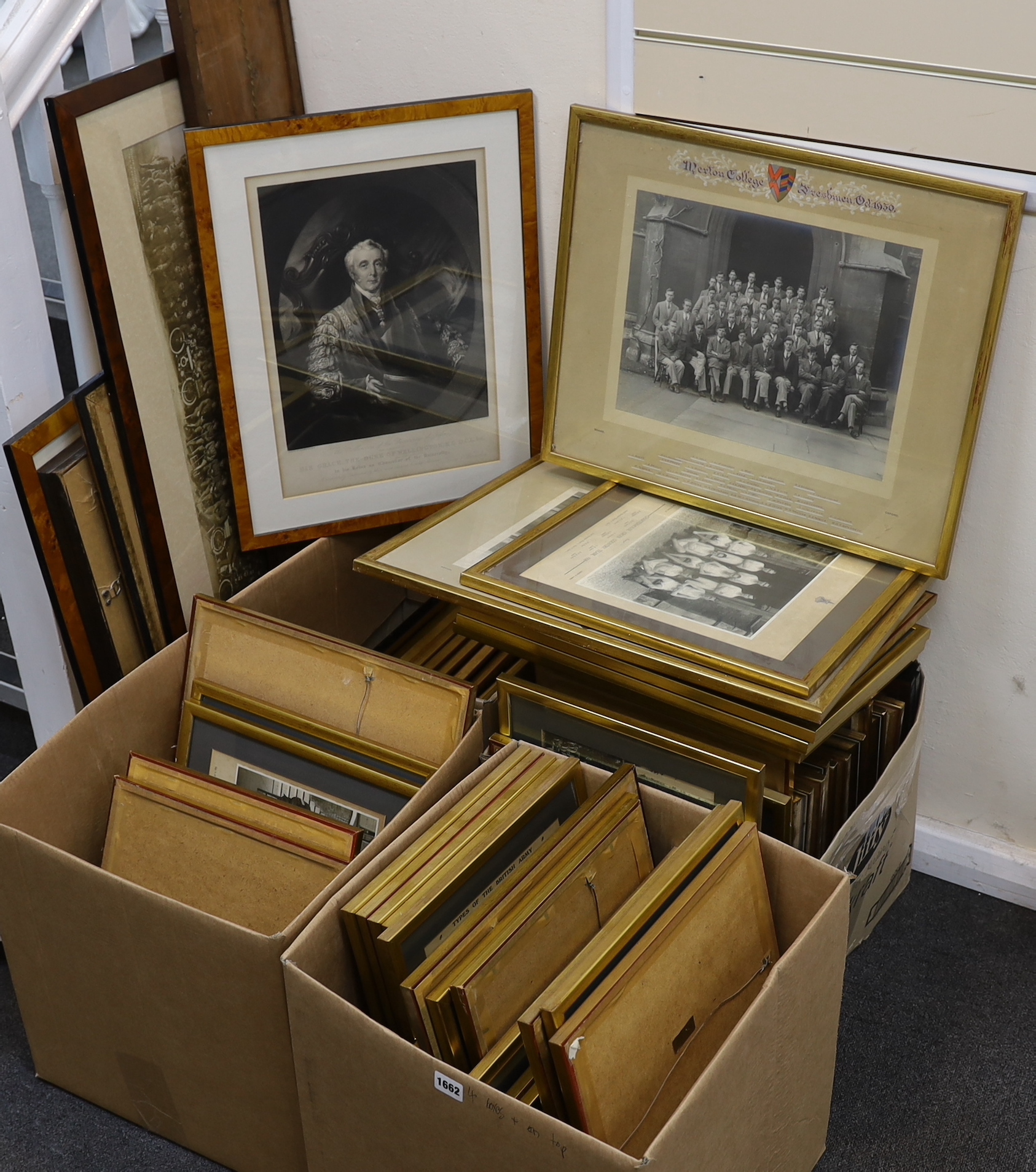 A large collection of assorted mostly photographic prints and photographs of military and political interest, mostly late Victorian / Edwardian